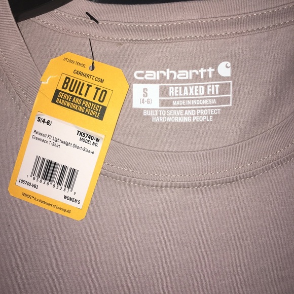 Women’s Carhartt Crewneck T-shirt - Picture 3 of 3